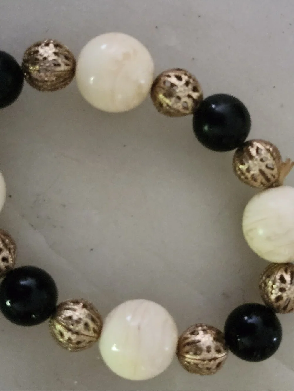 Set Of 4 Assorted Beaded Bracelets-fun Styles & Colors!